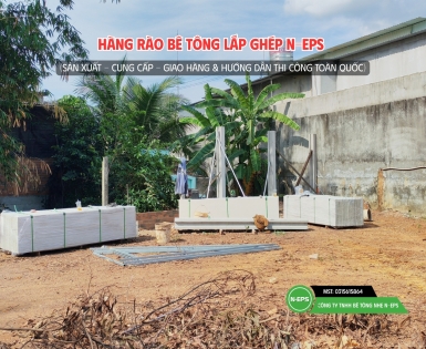 Hàng Rào Lắp Ghép N-EPS Tại Tây Ninh Cao 2.44M