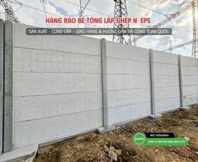 hàng rào bê tông lắp ghép tại Nghệ An