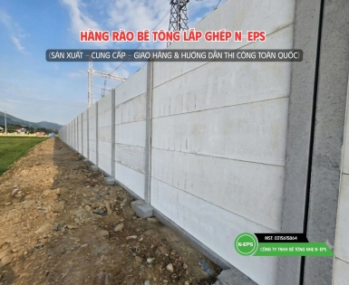 hàng rào bê tông lắp ghép tại Nghệ An