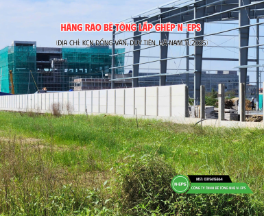 Hàng Rào Lắp Ghép Tại Hà Nam - Cao 1.83M