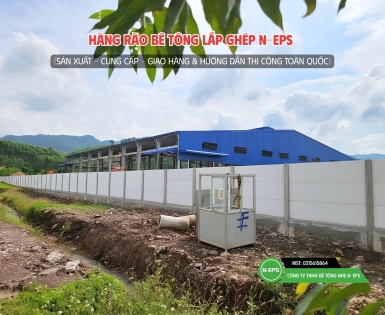 Trọn Bộ Ảnh Hàng Rào Lắp Ghép Tại Bắc Giang - Cao 1.83M