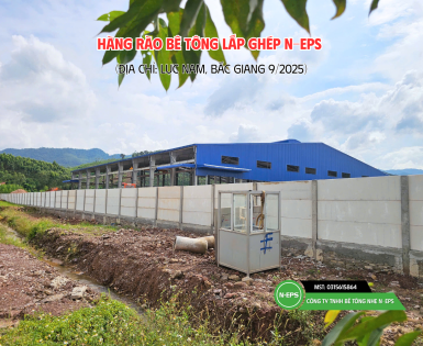Hàng Rào Lắp Ghép Tại Bắc Giang - Cao 1.83M