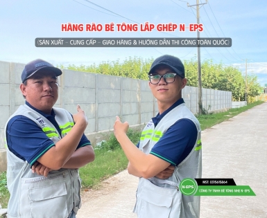 Hàng Rào Lắp Ghép N-EPS Tại Đồng Nai - Cao 2.44M