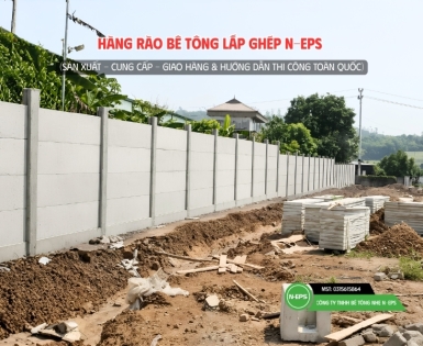 Hàng Rào Lắp Ghép Tại Hòa Bình Cao 2.44M
