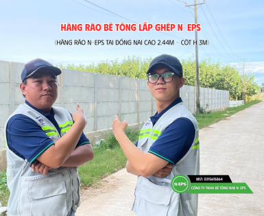 Hàng Rào Lắp Ghép Tại Đồng Nai - Cao 2.44M