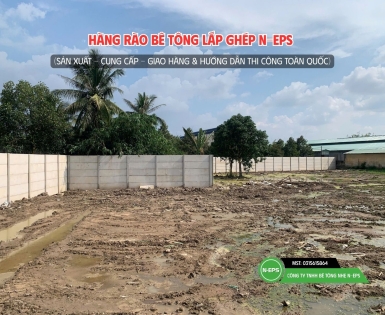 Hàng Rào Lắp Ghép N-EPS Tại Cai Lậy Tiền Giang Cao 3M