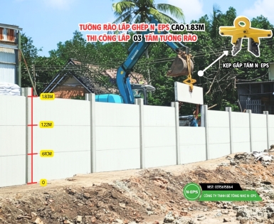 Hàng Rào Lắp Ghép Cao 1.83m