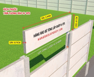 Hàng Rào Lắp Ghép Cao 61cm
