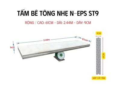 Tấm Bê Tông Nhẹ T6