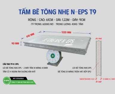 TẤM BÊ TÔNG NHẸ T9