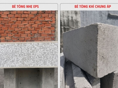 Bê tông nhẹ là gì? 5 điểm khác biệt cốt lõi giữa bê tông EPS và bê tông ALC