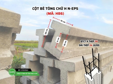 Biện pháp xử lý móng cốc và khóa chân vịt cột bê tông chữ H