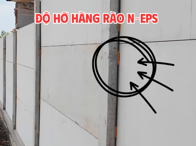 Độ hở giữa tấm tường rào và trụ H hàng rào sẽ xử lý như thế nào?