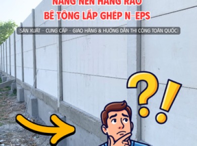 Nâng Nền Chắn Đất Cho Hàng Rào Lắp Ghép