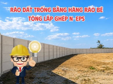 Rào Đất Trống Bằng Hàng Rào Bê Tông Lắp Ghép N-EPS: An Toàn, Tiết Kiệm, Có Thể Tái Sử Dụng