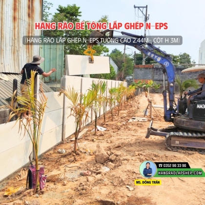Hướng Dẫn Lắp Tấm Tường Rào Bê Tông Nhẹ
