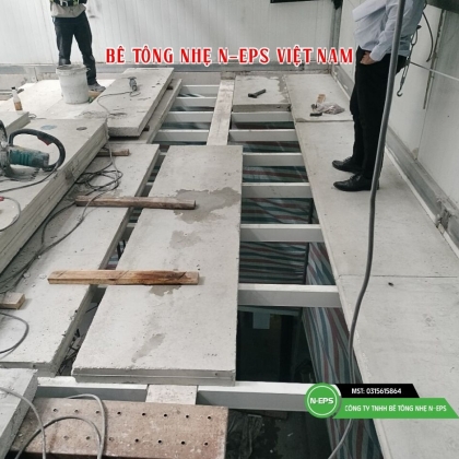 Cách Chia Xà Gồ Lắp Sàn Bê Tông Nhẹ 