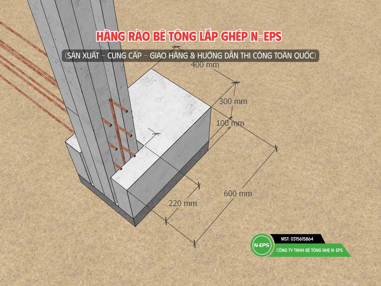Hình ảnh công trình tại Hà Nam sử dụng giải pháp bê tông đúc sẵn N-EPS