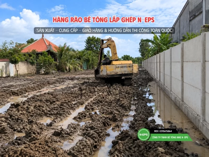 Các yếu tố ảnh hưởng đến giá thi công hàng rào bê tông lắp ghép