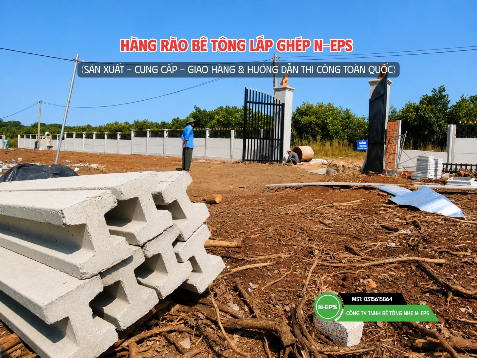 Hàng rào lắp ghép