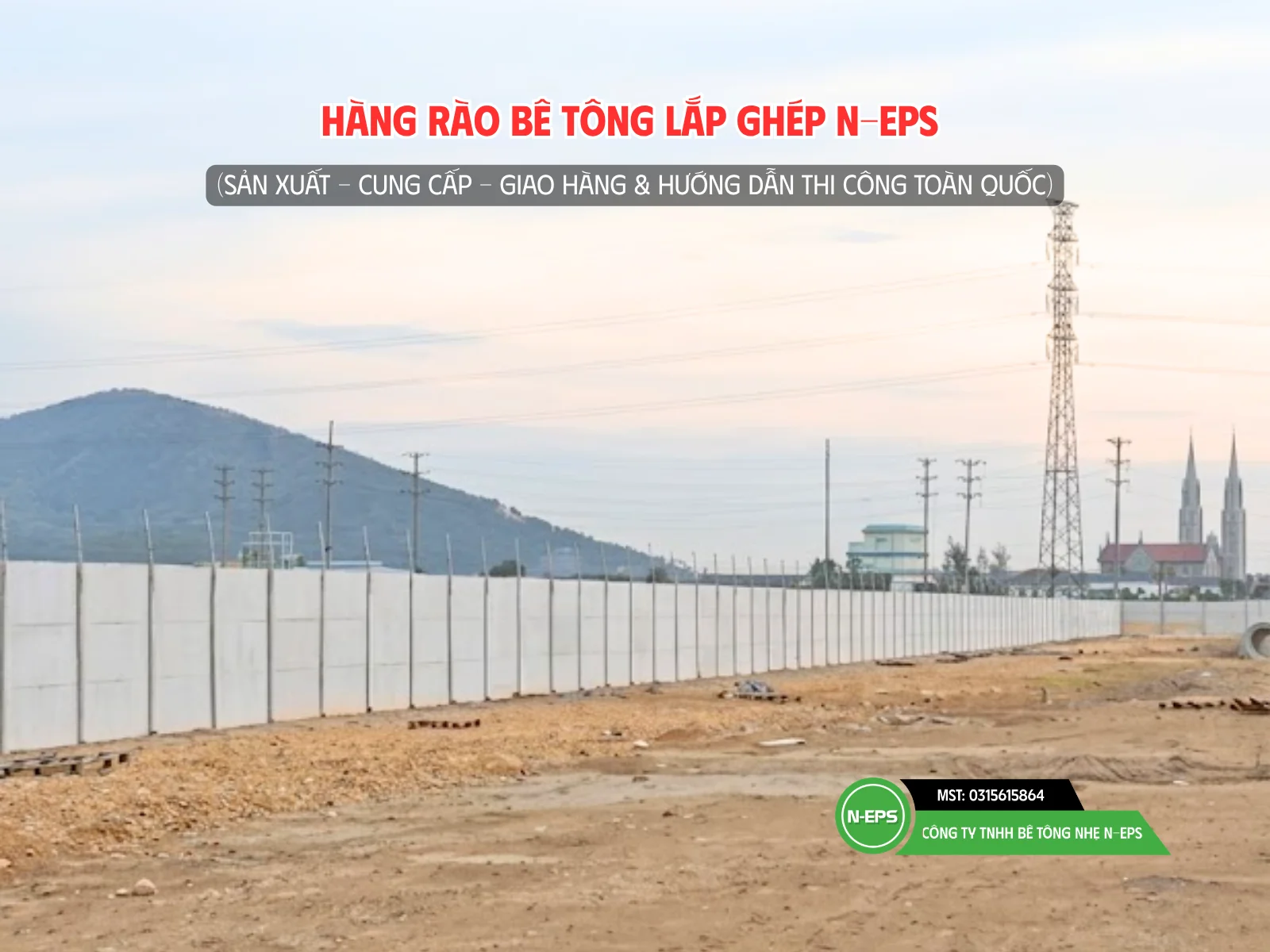 hàng rào bê tông nhẹ tại Nghệ An