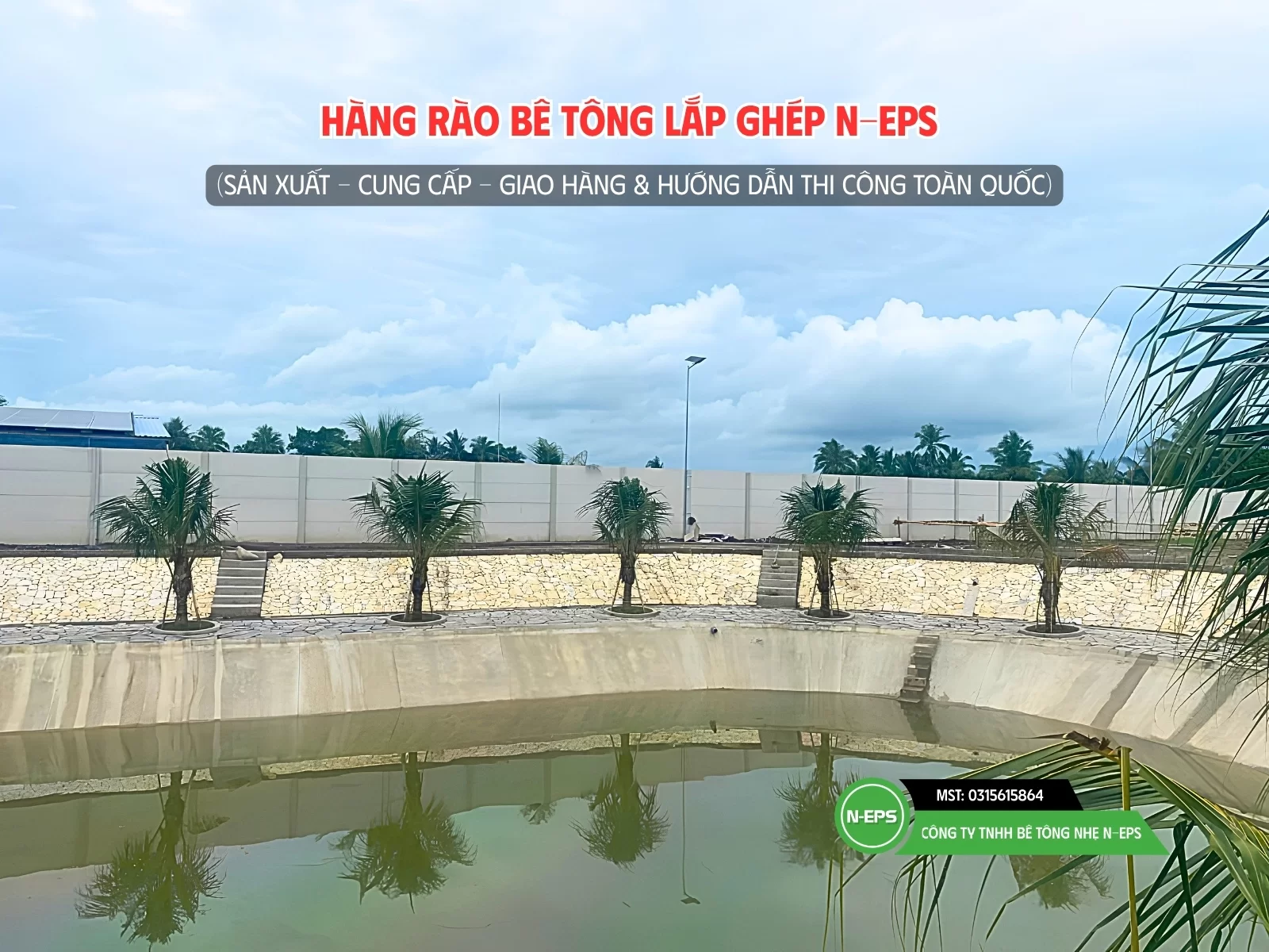 hàng rào bê tông lắp ghép tại Vĩnh Long