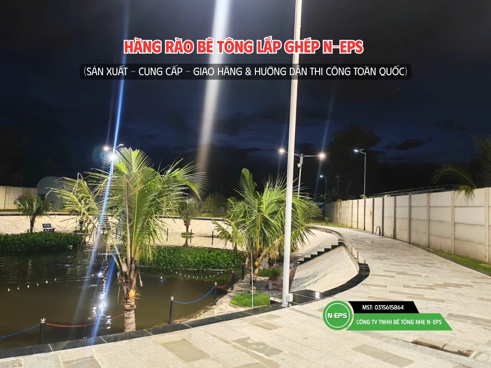hàng rào bê tông lắp ghép tại Vĩnh Long