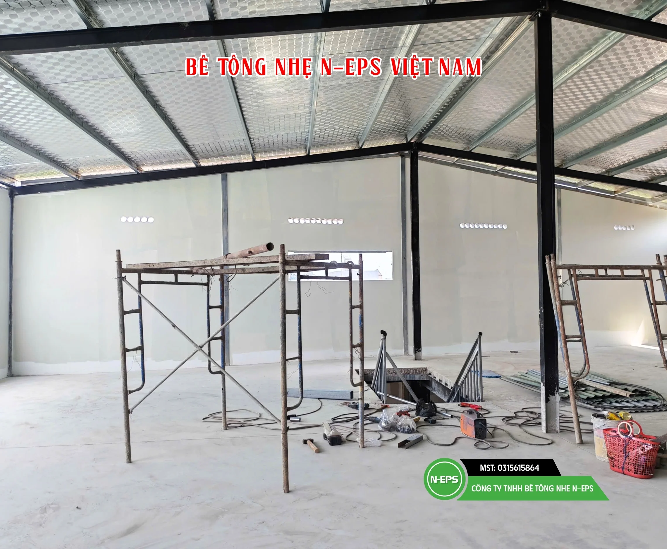 tường lắp ghép N-EPS cho phòng gym