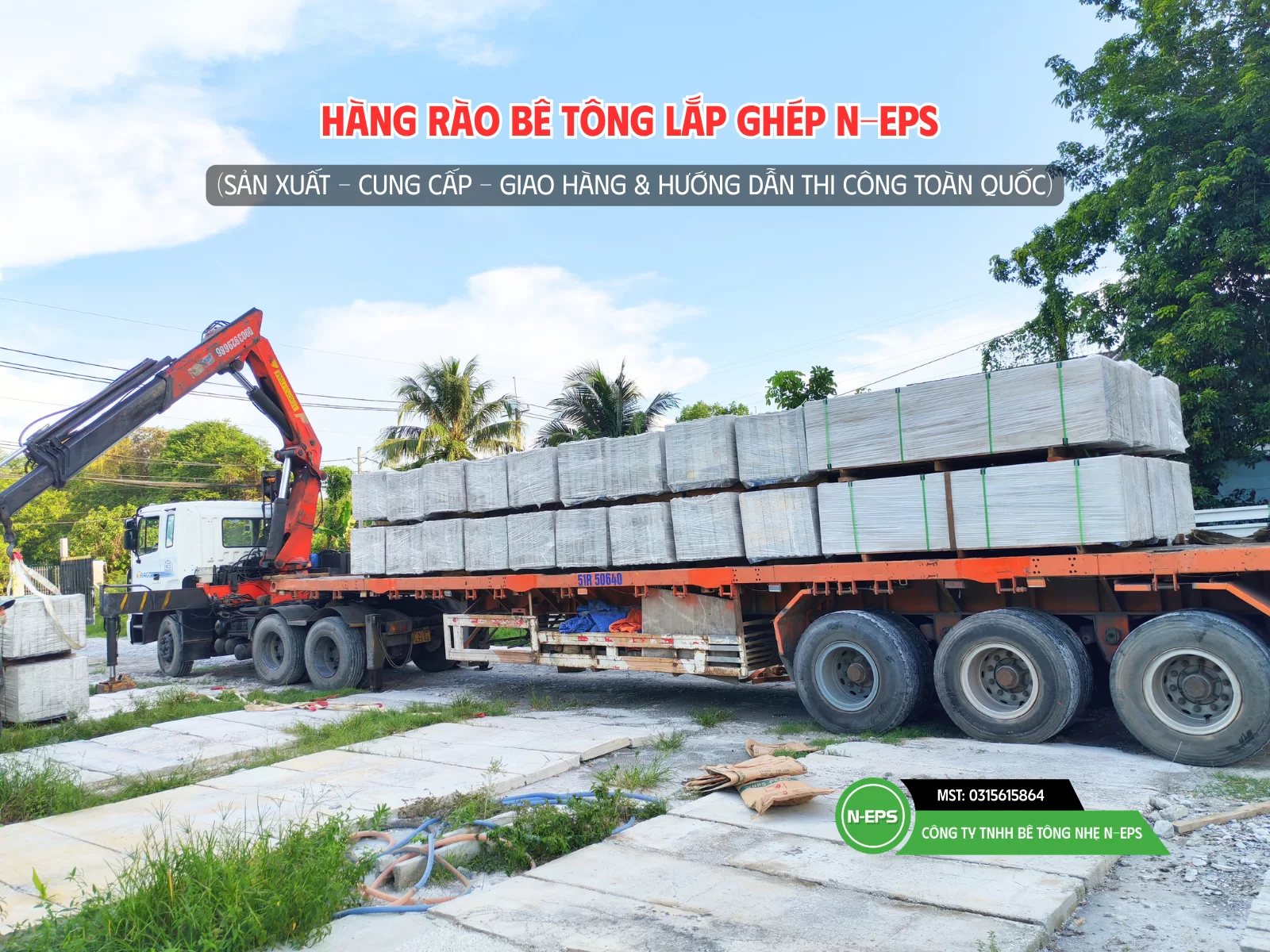 vận chuyển hàng rào lắp ghép N-EPS đi tỉnh