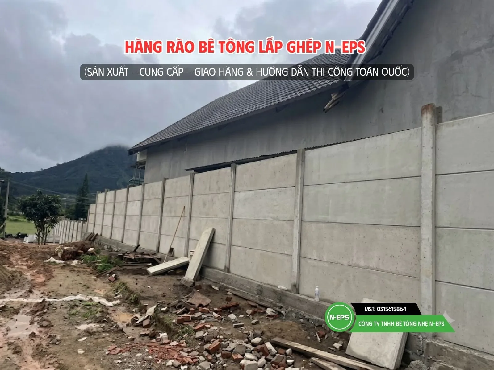 Hàng rào lắp ghép tại Đà Lạt