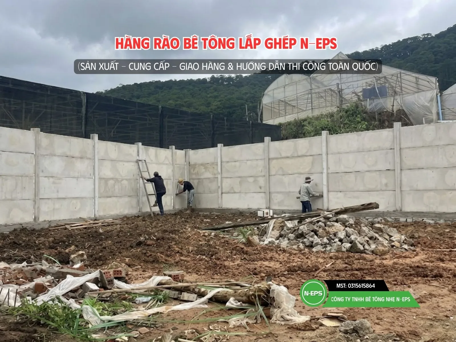 Hàng rào lắp ghép tại Đà Lạt