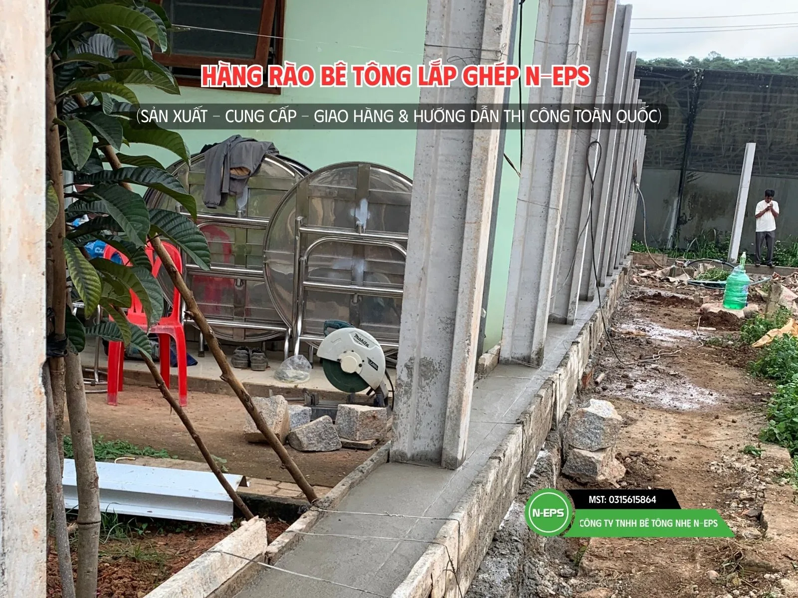 Hàng rào lắp ghép tại Đà Lạt