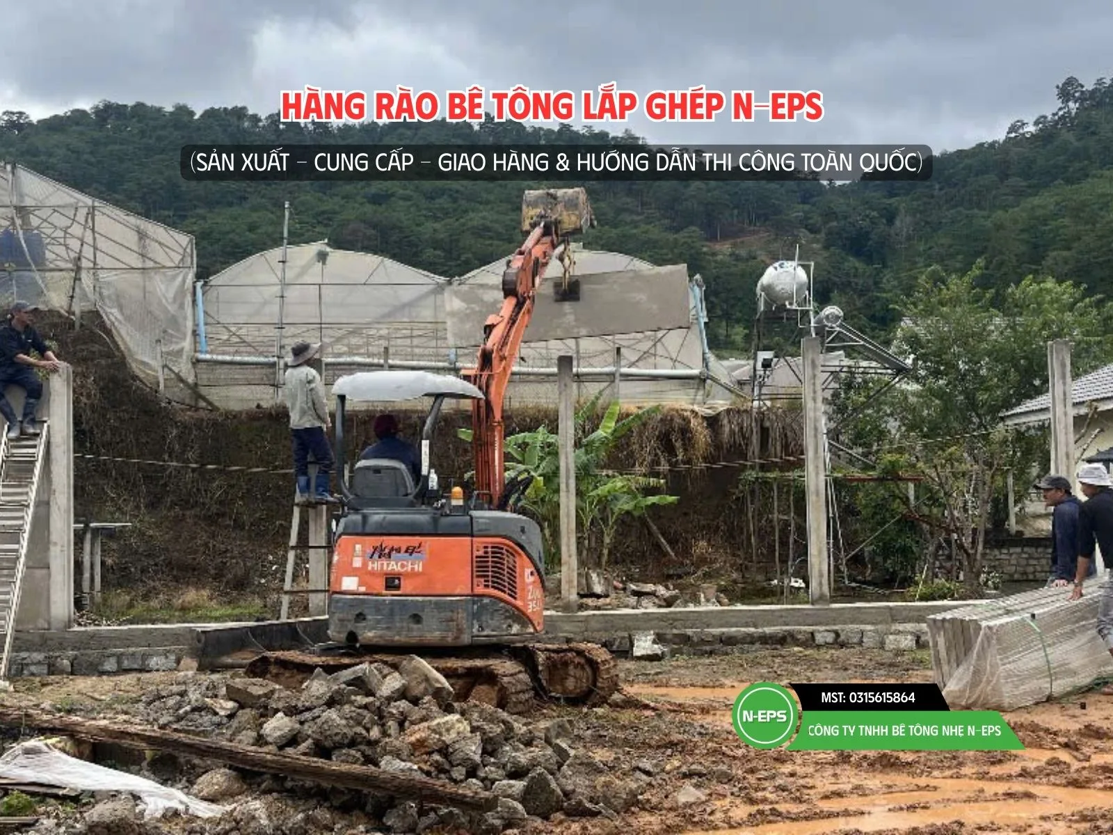 Hàng rào lắp ghép tại Đà Lạt