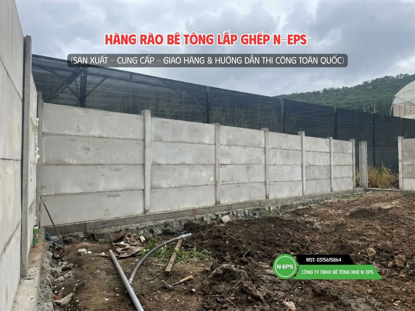 Hàng rào lắp ghép tại Đà Lạt
