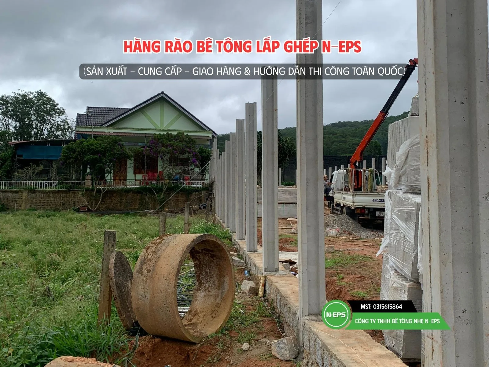 Hàng rào lắp ghép tại Đà Lạt