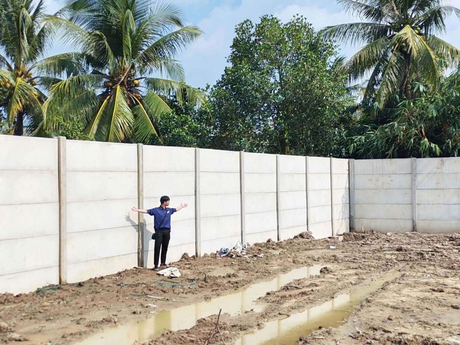 hàng rào lắp ghép N-EPS tại Cai Lậy Tiền Giang cao 3m