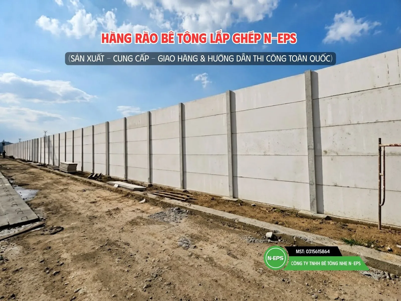 hàng rào bê tông lắp ghép tại Nghệ An