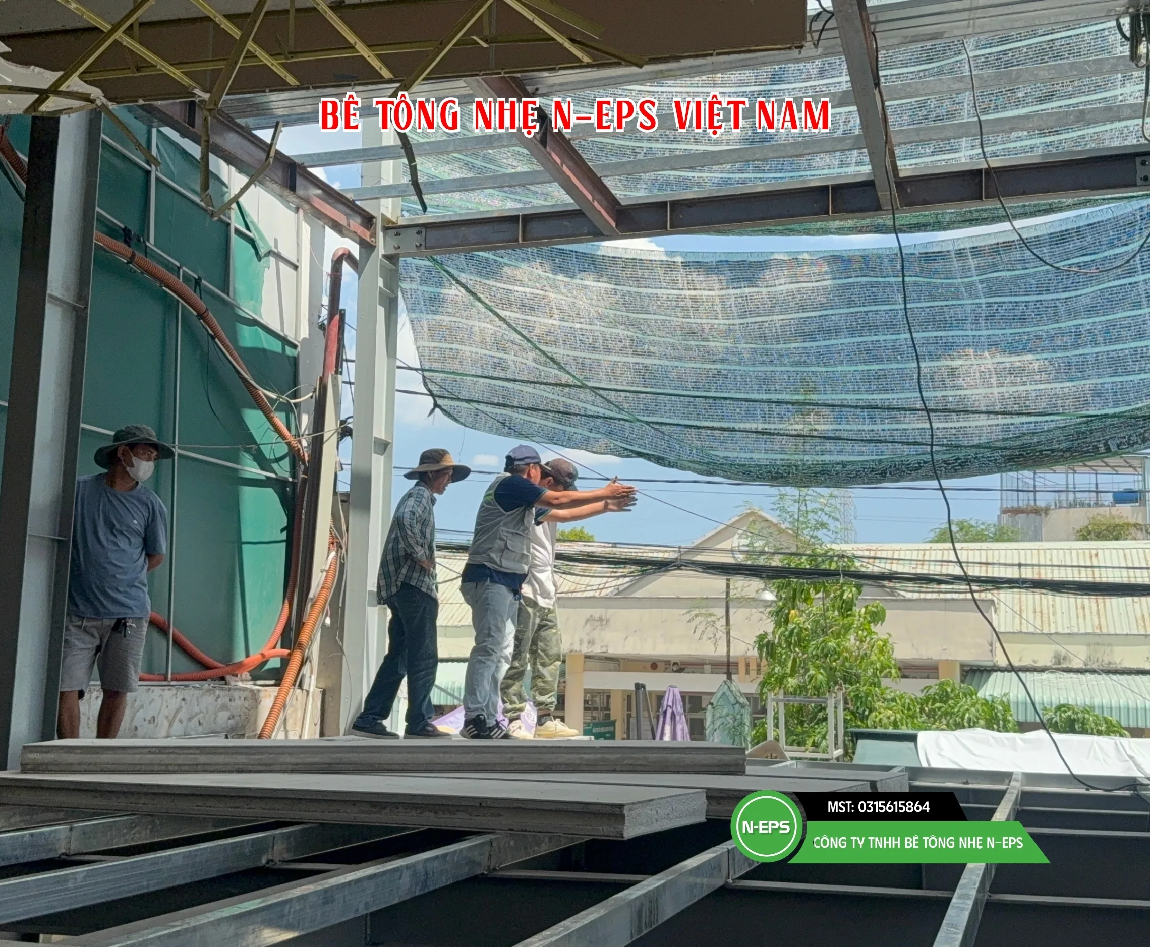 sàn lắp ghép bê tông nhẹ cho nhà hàng tại Bình Dương
