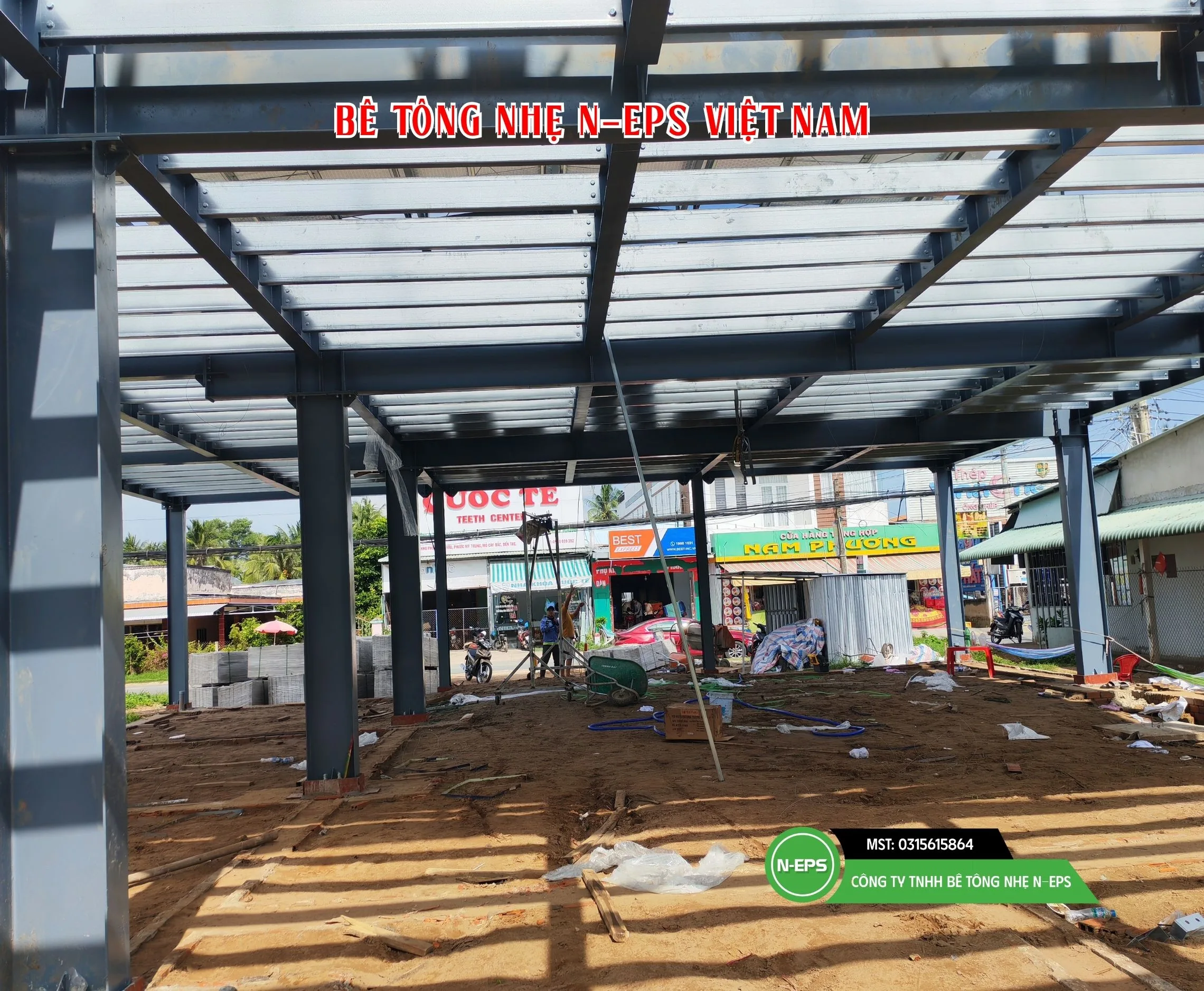 Sàn bê tông lắp ghép tại Bến Tre