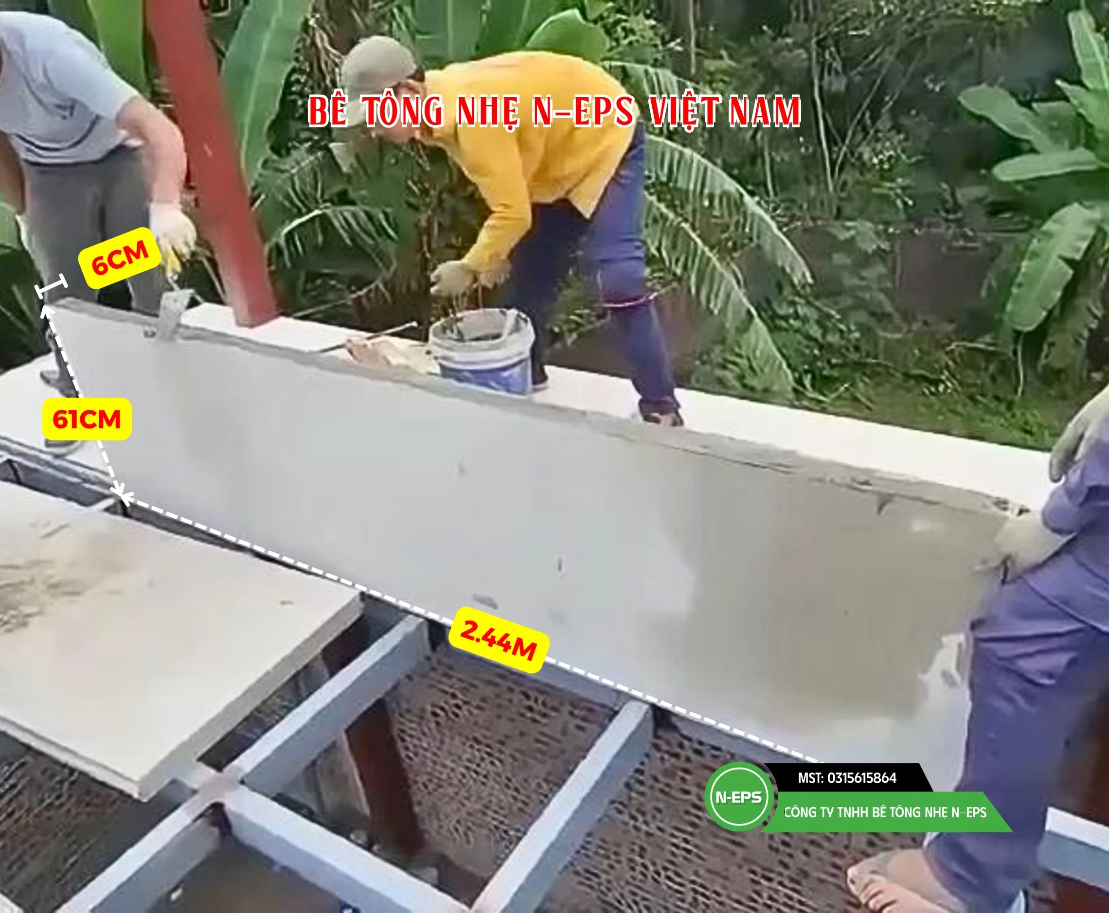 Tấm bê tông nhẹ T6