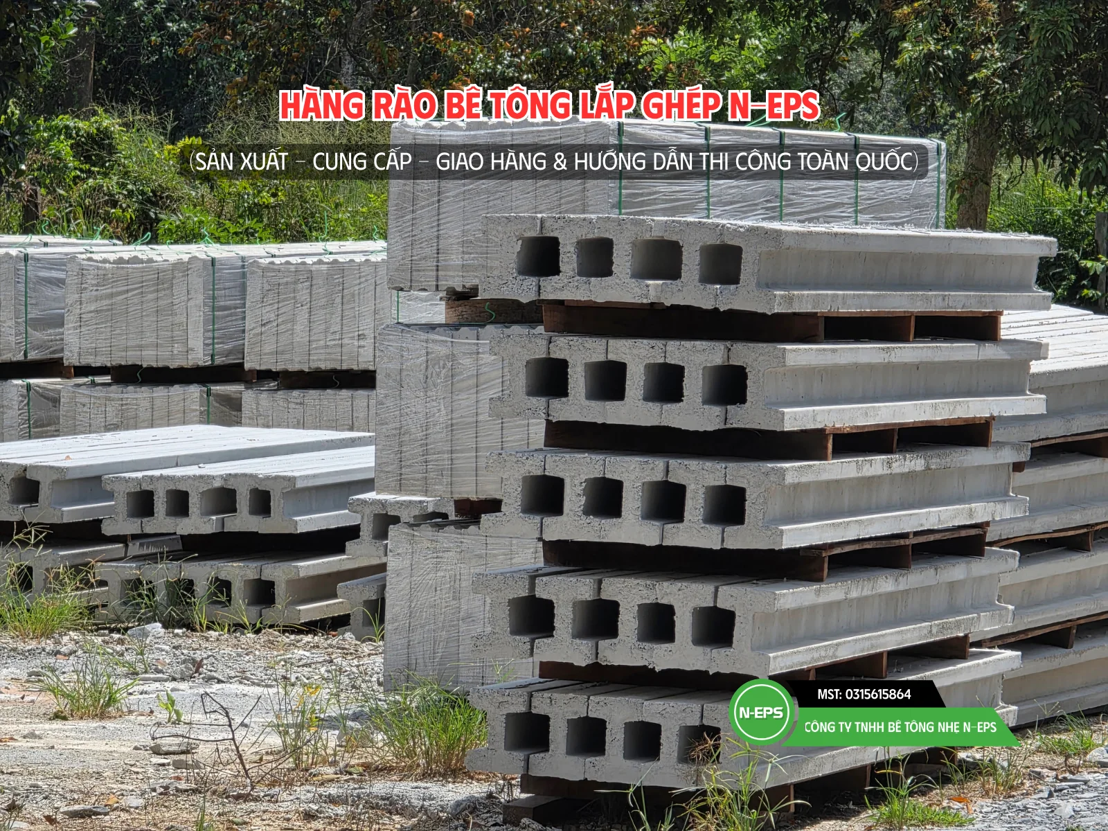Cột H đúc sẵn
