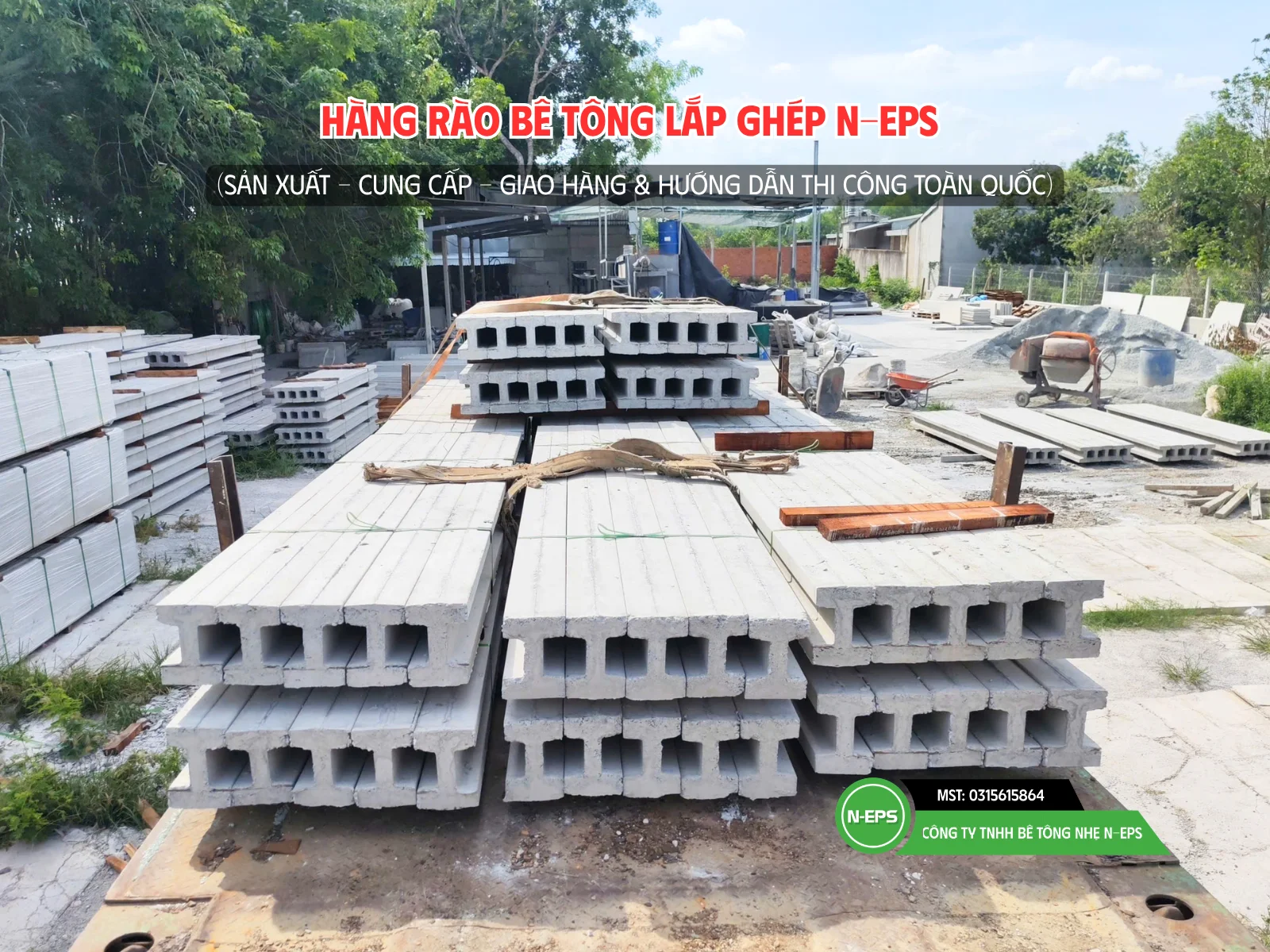 Cột H đúc sẵn