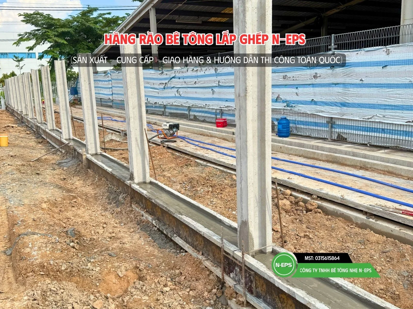 Cột H đúc sẵn