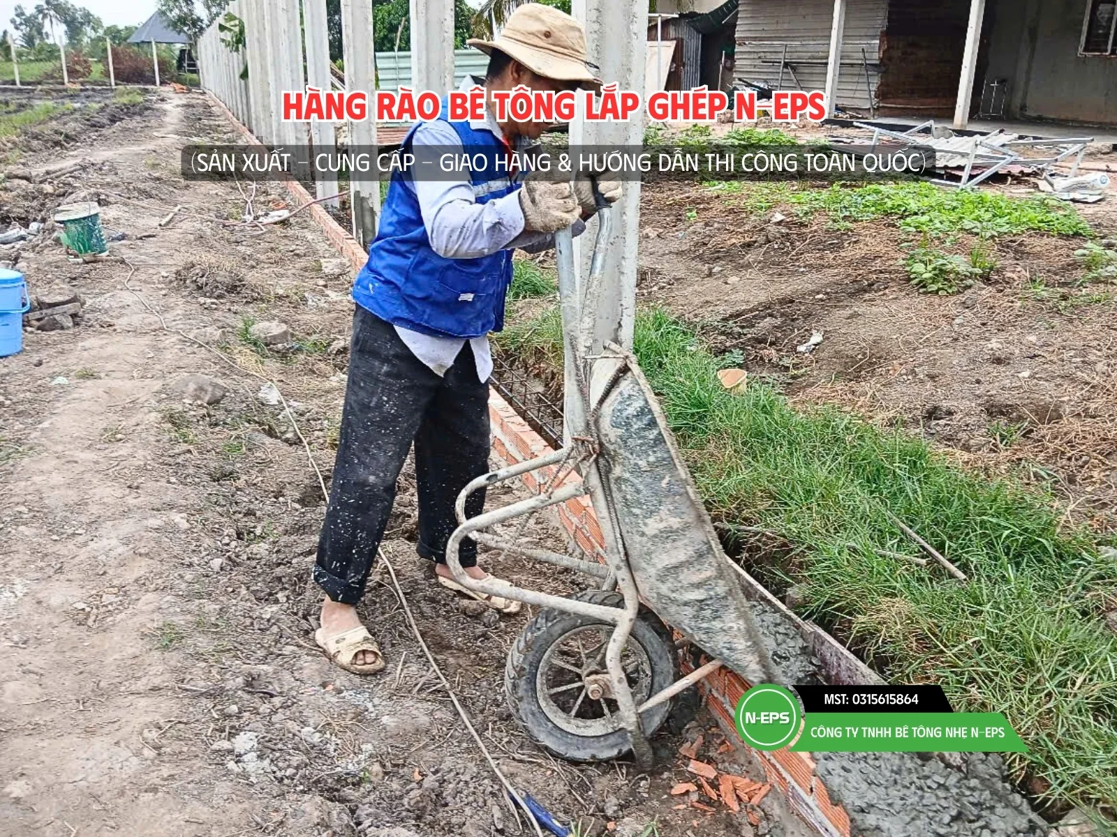 Cột H đúc sẵn