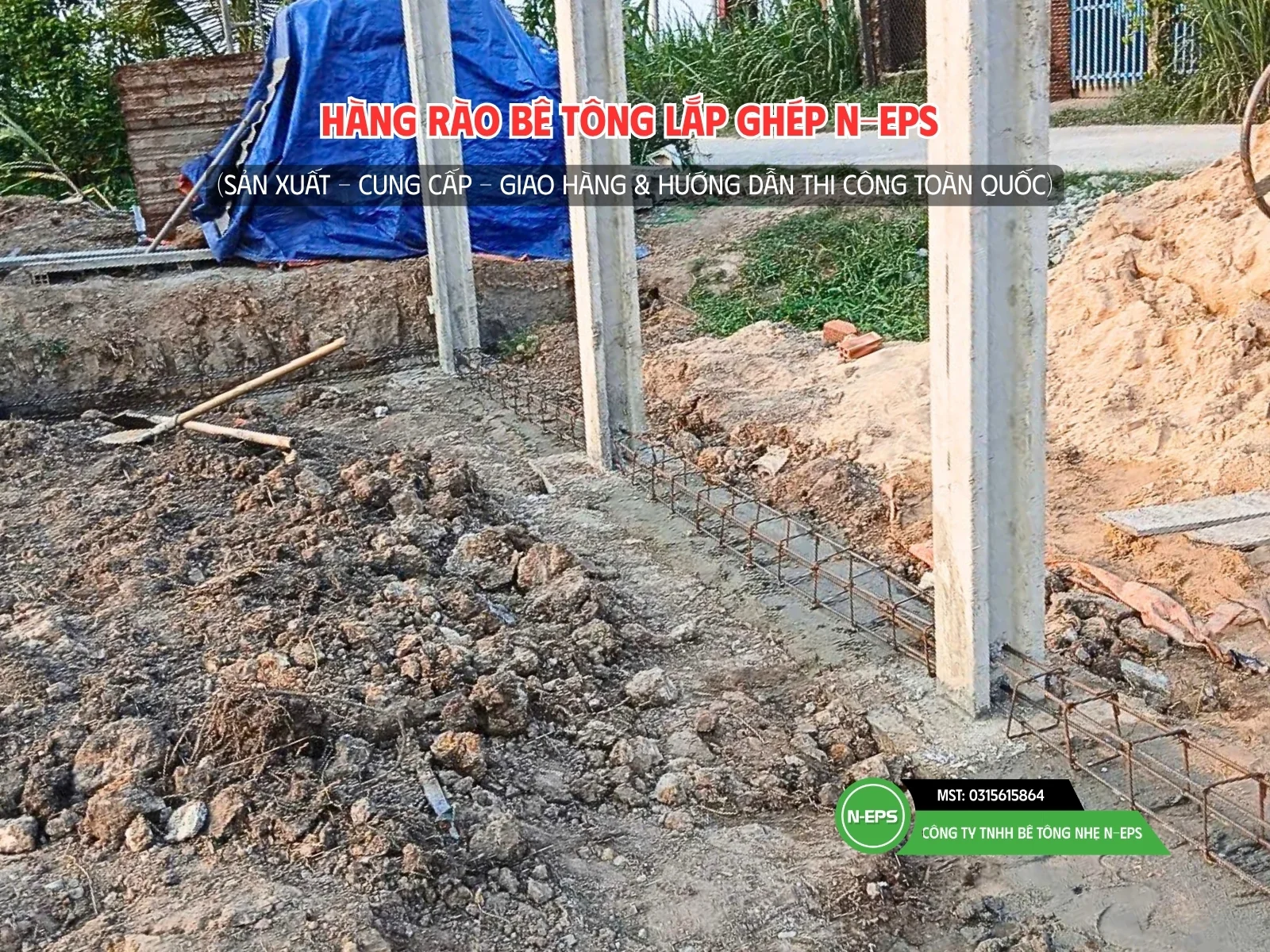 Cột H đúc sẵn