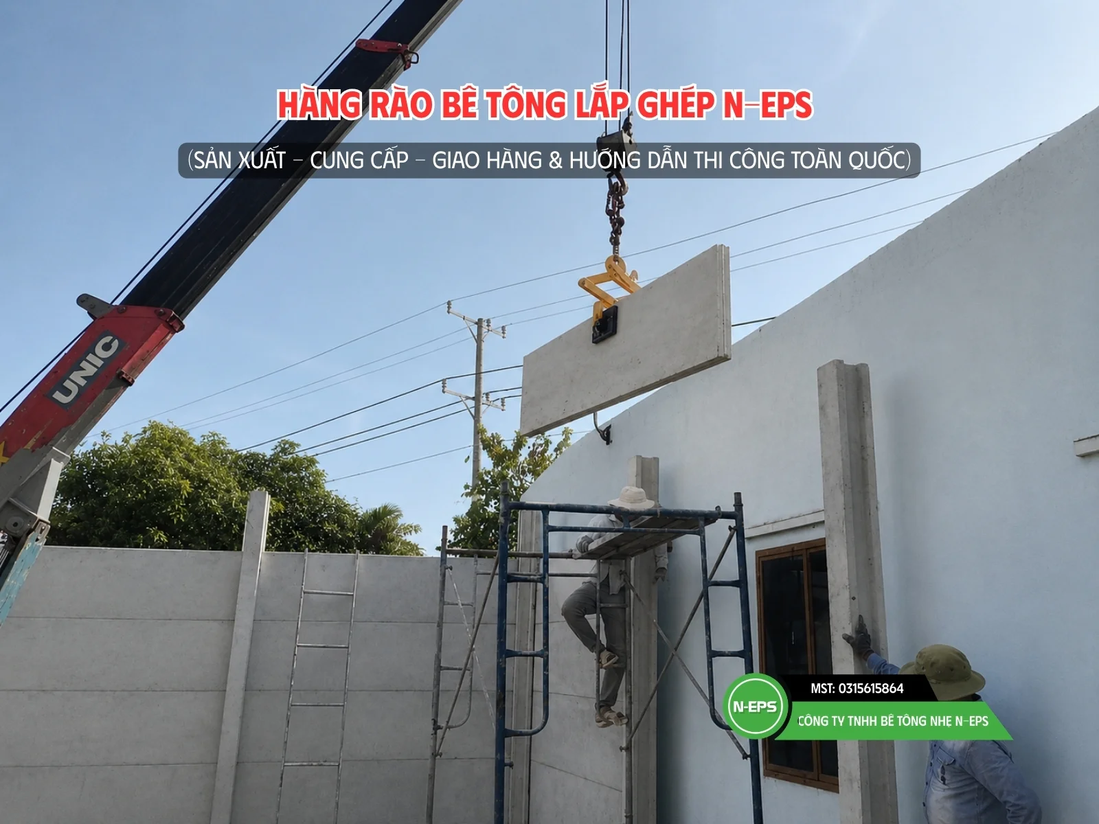 Cột hàng rào lắp ghép H86