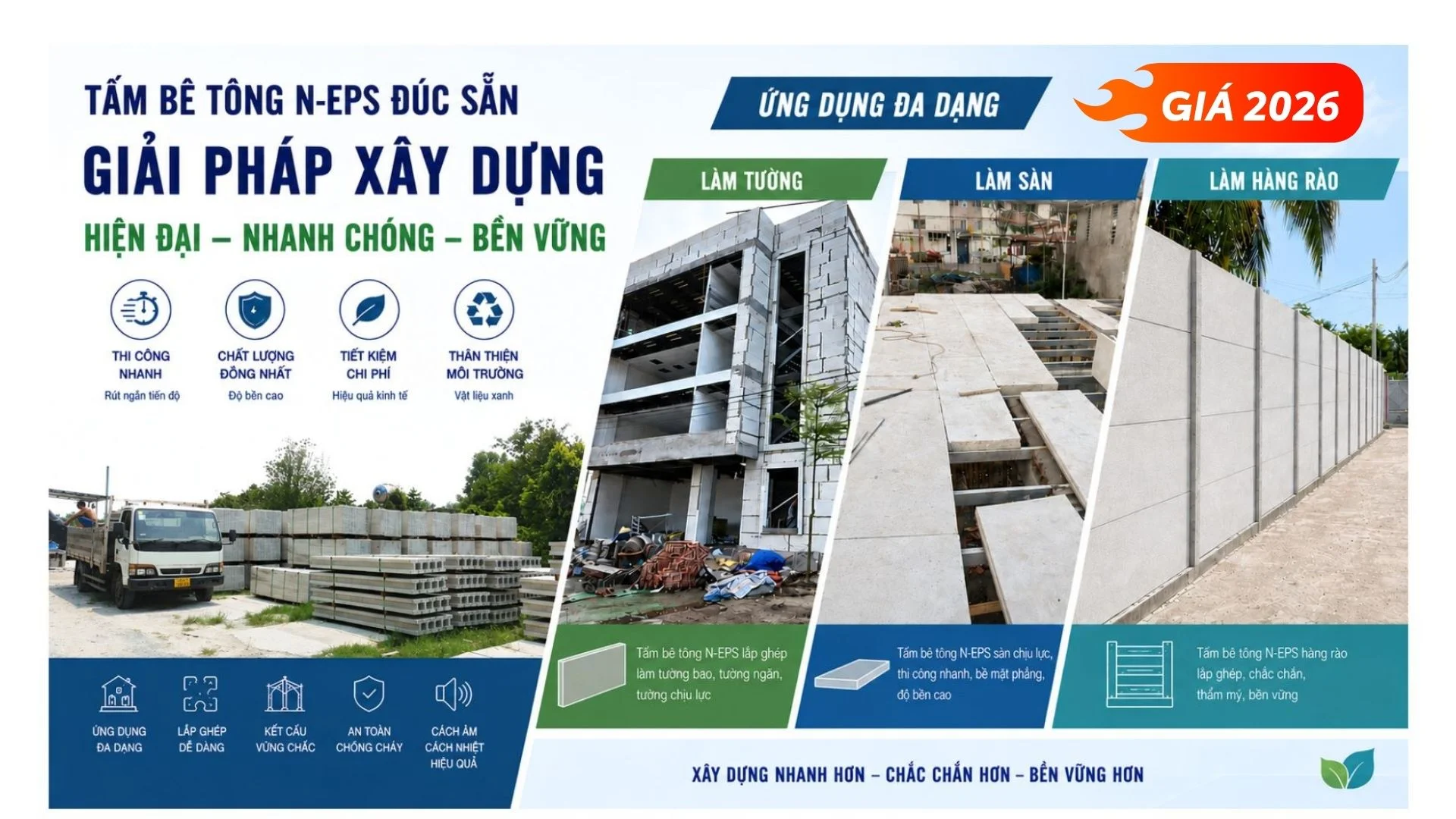 Báo giá bê tông nhẹ
