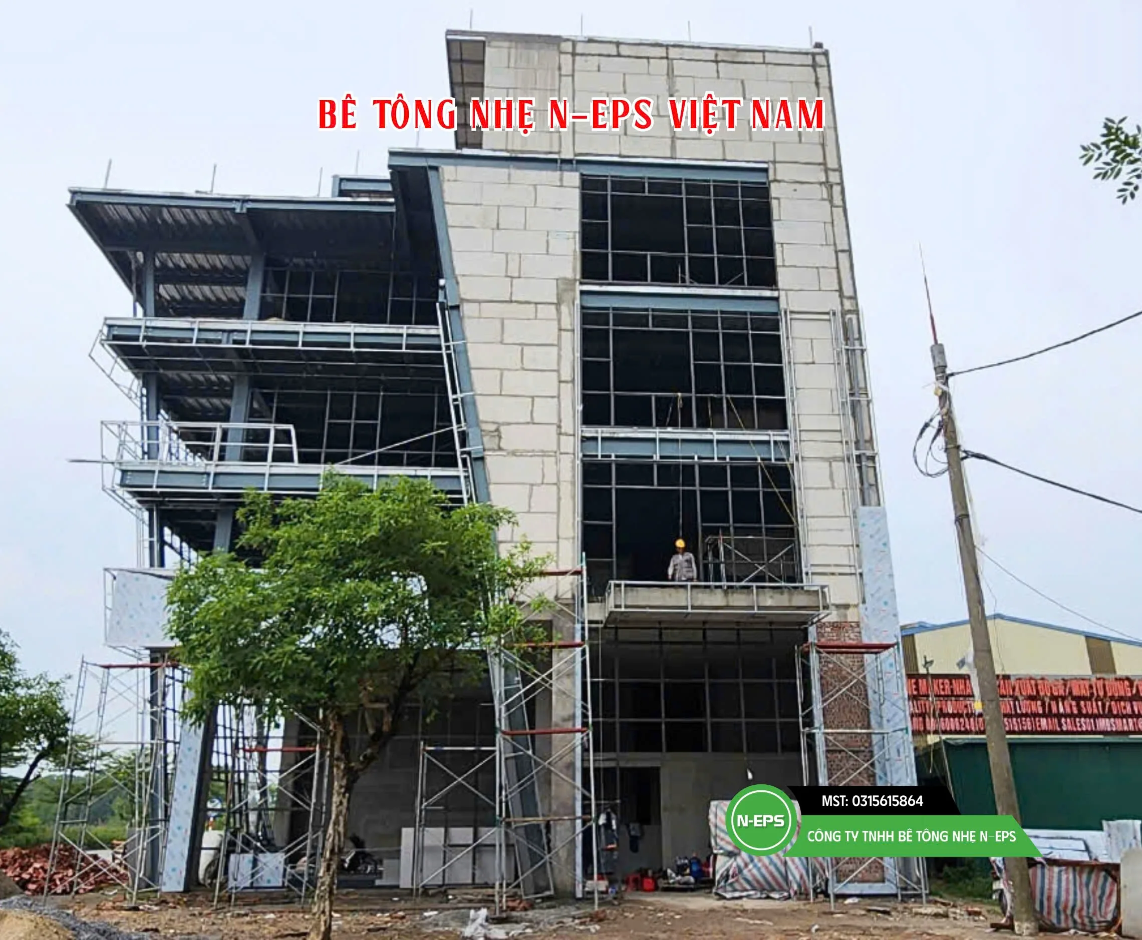 Bê tông nhẹ làm tường