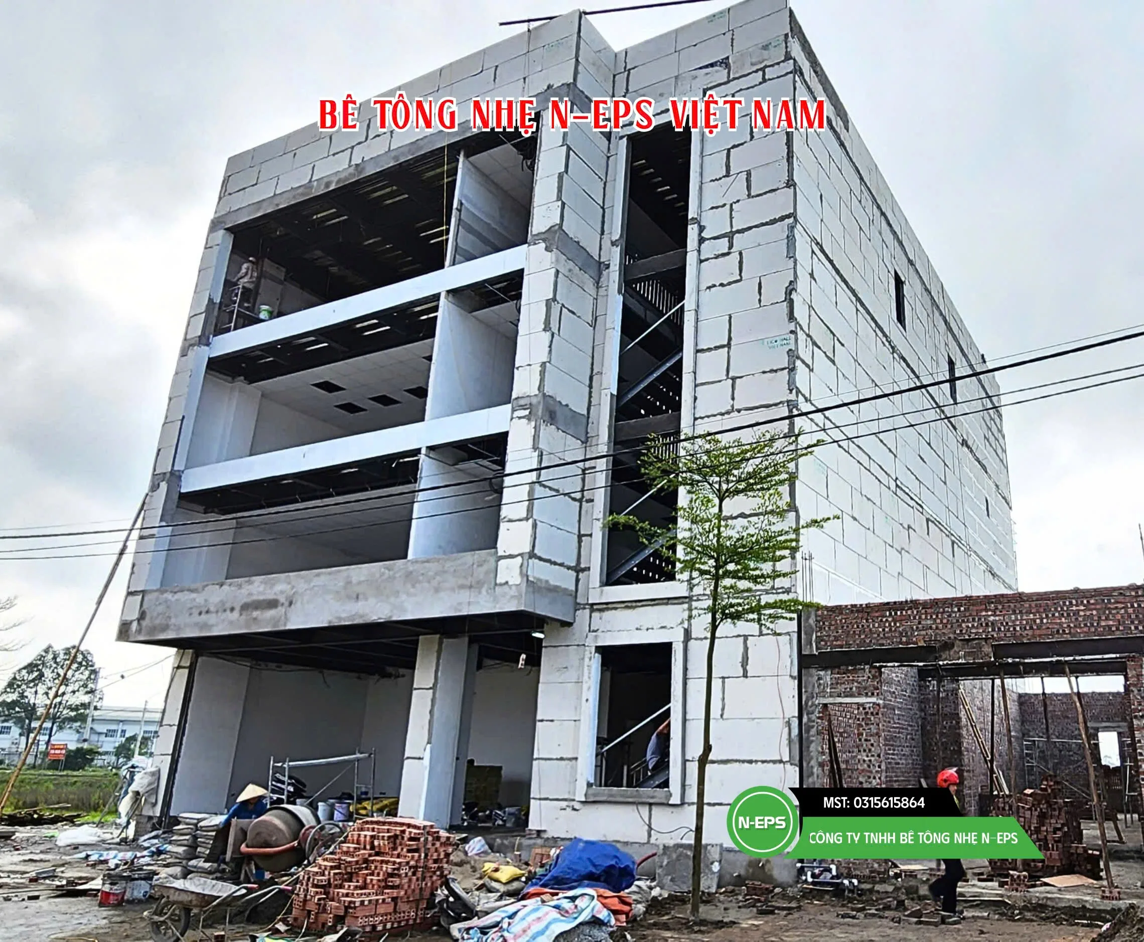 Bê tông nhẹ làm tường