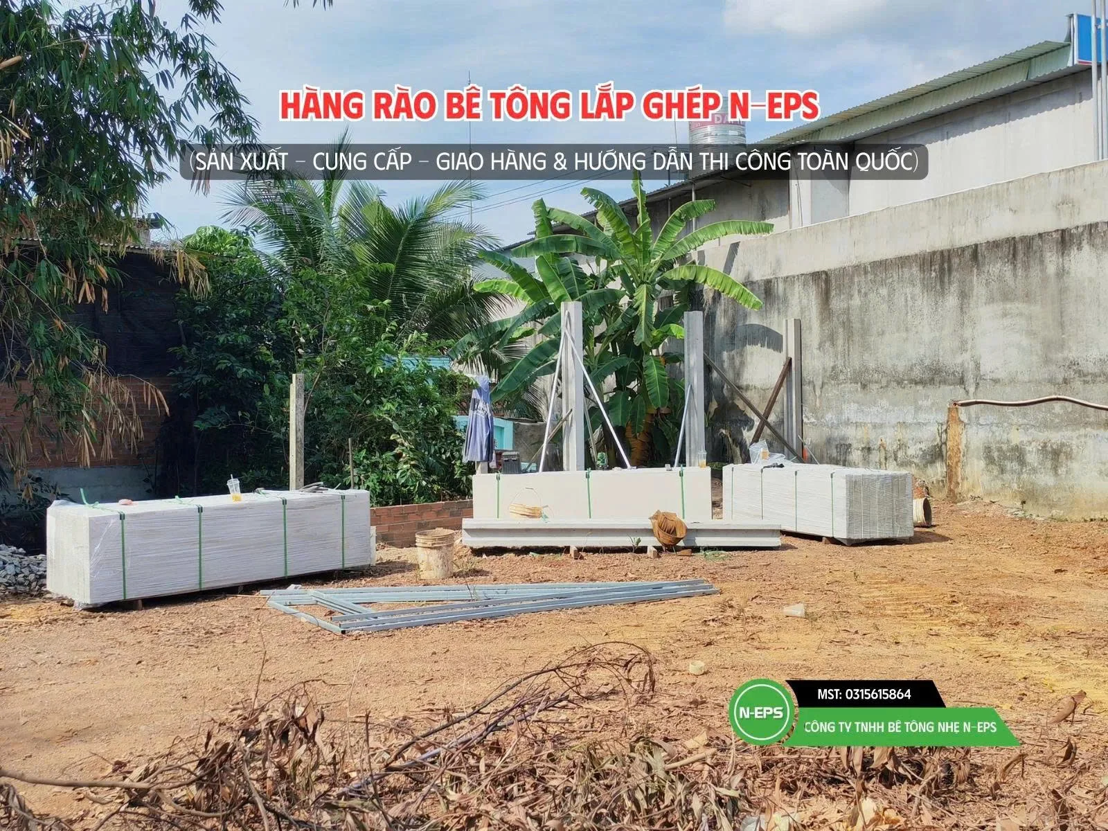 Công trình hàng rào lắp ghép